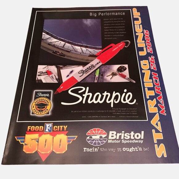 Food City 500 2006 Race Program + Lineup + Speedway Illustrated - Jeff Gordon - Picture 4 of 7